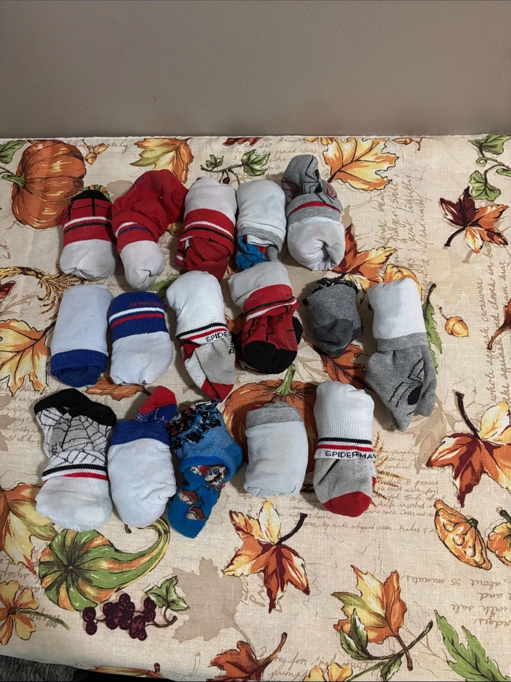 Pack of Boys' White & Red Ankle Socks - Spider-Man Accent
